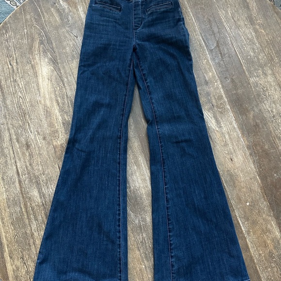 Pilcro High-Rise Pull-On Retro Flare Jean size 26 TALL - Picture 6 of 9